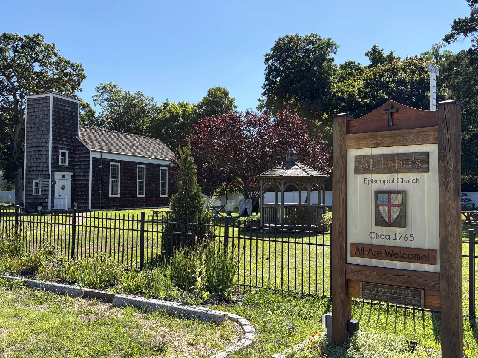 St. John's Episcopal Church in Oakdale, New York, circa 1765